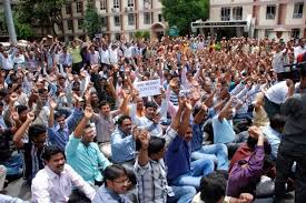 employees protest