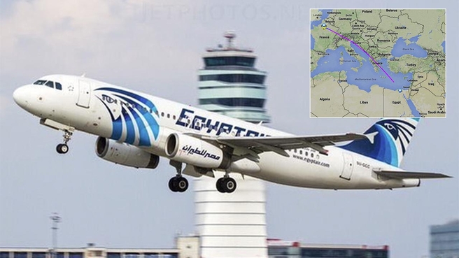 پیرس سے قاہرہ آنے والا مصری طیارہ تباہ ، 66 افراد سوار
