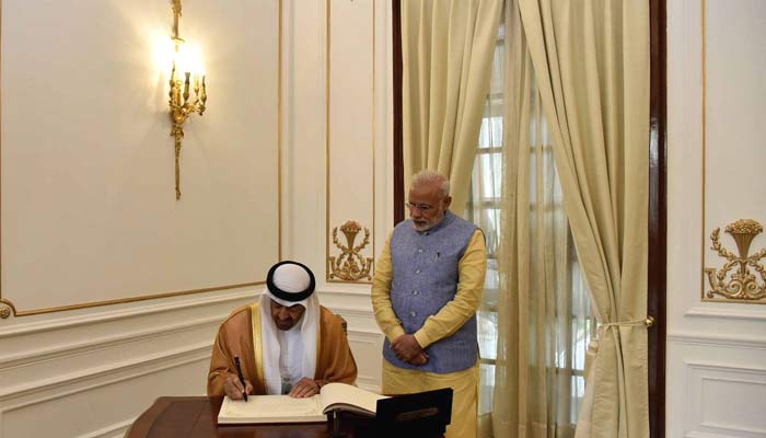 وزیر اعظم مودی نےمتحدہ عرب امارات کو بتایا اہم پارٹنر، 13 معاہدوں پر کئے دستخط