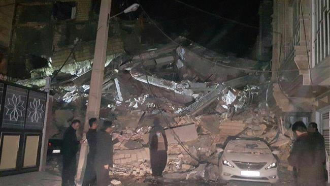 ایران کے صوبہ کرمانشاہ میں شدید زلزلہ، 200 افراد جاں بحق، 1600 سے زائد زخمی