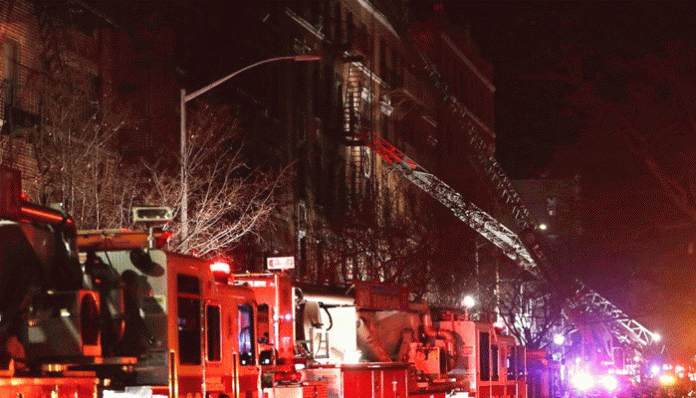 نیویارک کے اپارٹمنٹ میں آگ، اب تک 12 موت، متعدد سنگین زخمی