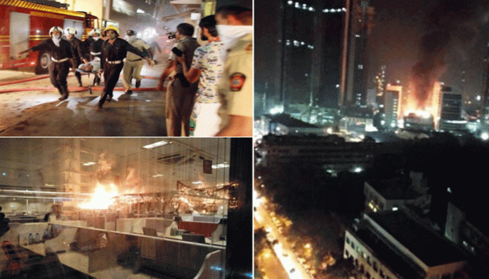 بمبئی کے ایک شاندار ریسٹورنٹ میں آگ ،بارہ سے زیادہ افراد ہلاک