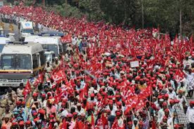 مہارشٹرا میں حکومت کی ناکامی کے خلاف35000کسانوں کی احتجاجی ریلی