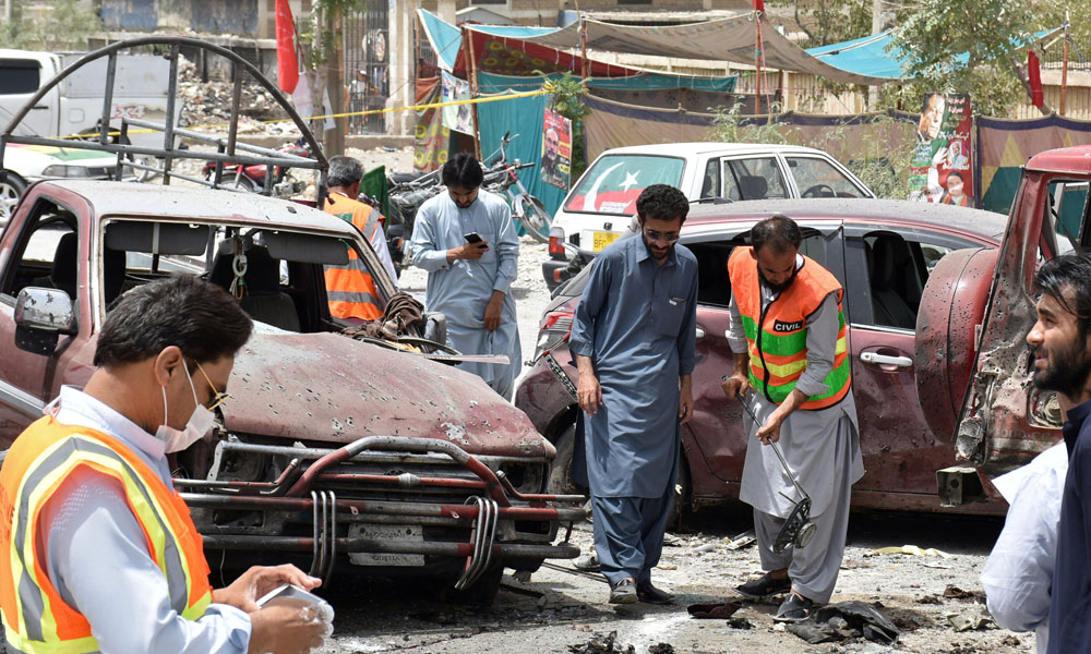 کوئٹہ میں خودکش دھماکا، پولیس اہلکاروں سمیت 31 افراد جاں بحق