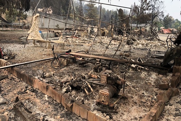 کیلیفورنیا میں آگ: چھ ہلاک، 38ہزار افراد گھر بار چھوڑنے پر ہوئے مجبور