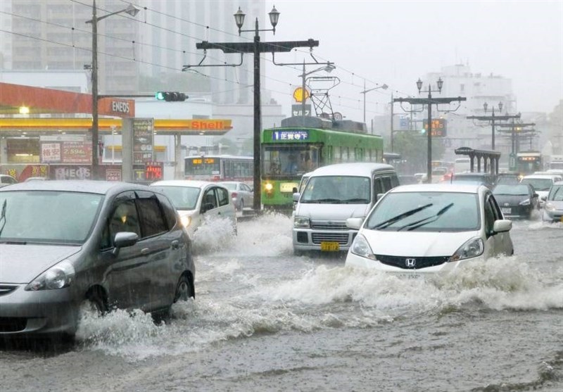 جاپان میں شدید بارش کے سبب 8 لاکھ لوگوں کے انخلاء کا حکم
