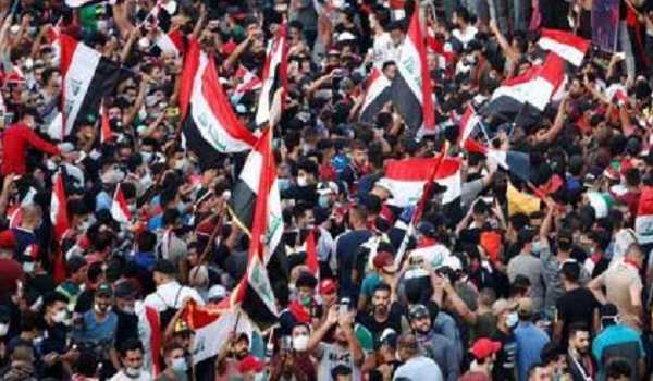 عراق میں احتجاجی مظاہروں میں 9 ہلاک، 135 زخمی