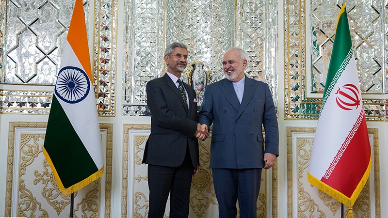 ایران اور ہندوستان کے وزرائے خارجہ کی ملاقات