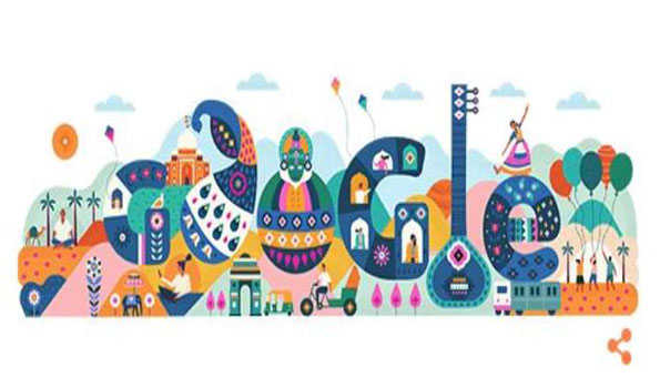 گوگل نے ڈوڈل بناکر منایا جمہوریت کا جشن