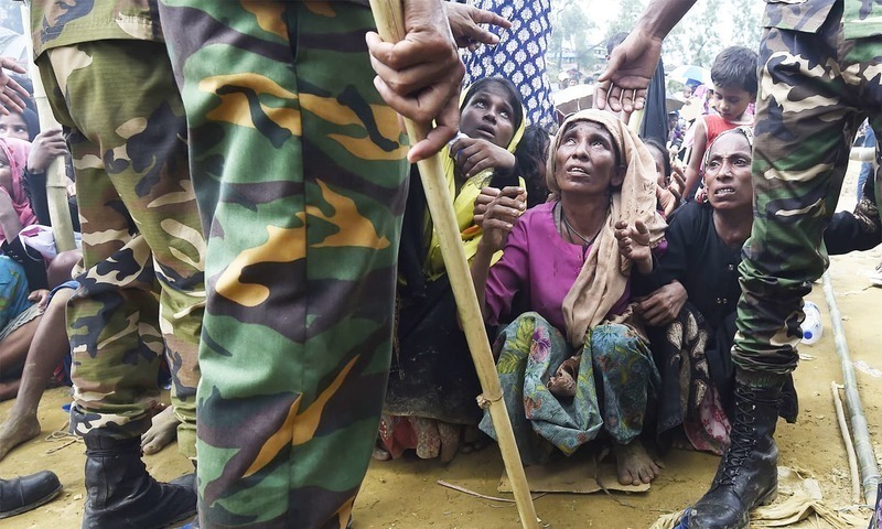 میانمار فوج کی فائرنگ سے 5 روہنگیا مسلمان جاں بحق