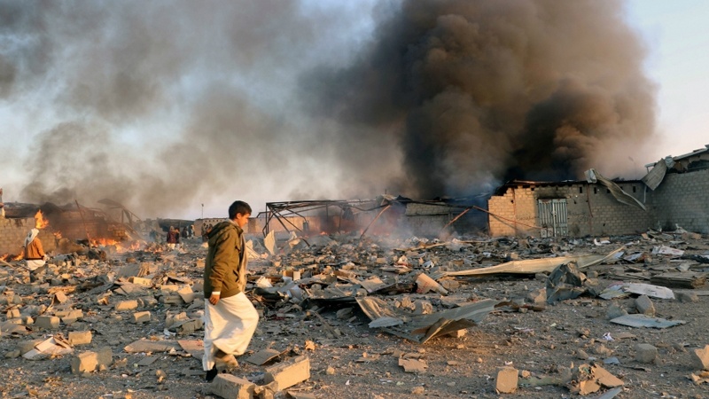  یمن پر سعودی اتحاد کے 24 گھنٹوں میں 48 حملے