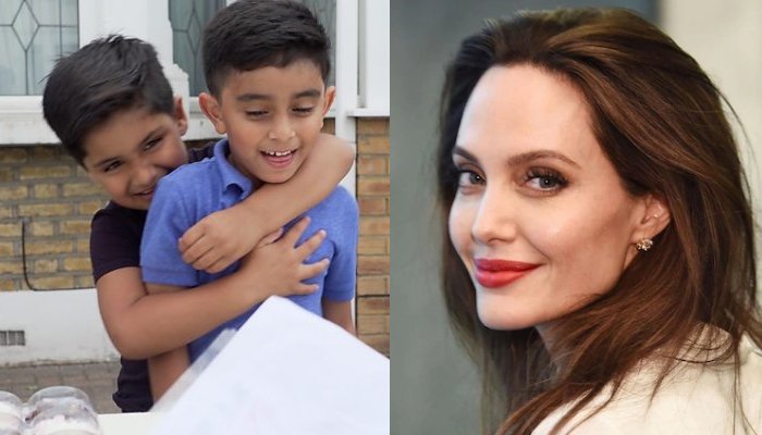 انجلینا جولی کی مسلمان لڑکوں کی مدد