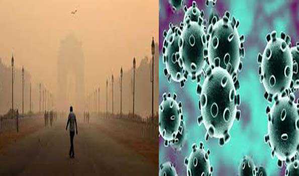 دہلی میں کورونا اور فضائی آلودگی کی لہر بے قابو