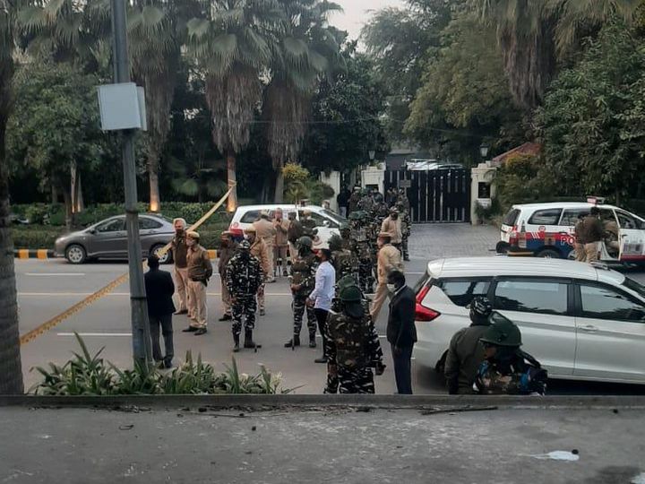 اسرائیلی سفارتخانہ کے نزدیک معمولی نوعیت کا دھماکہ