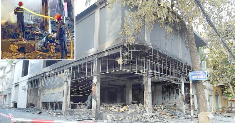 ویتنام: عمارت میں آتشزدگی سے 6 افراد ہلاک