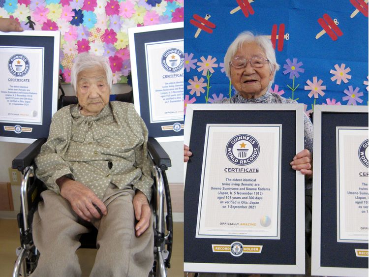 دنیا کی طویل العمر جڑواں بہنیں، گنیز ورلڈ ریکارڈ کا اعزاز