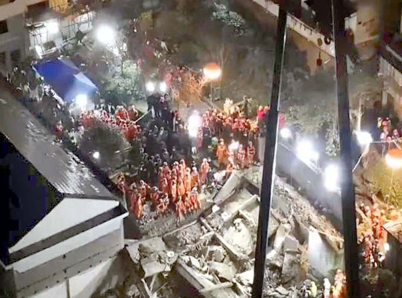 چین : تجارتی مرکز میں خوفناک دھماکا‘ 16 افراد ہلاک
