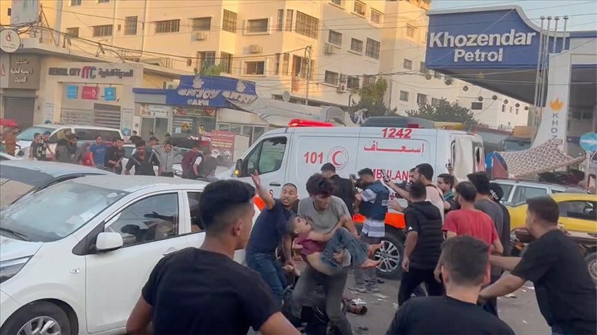 غزہ کے الشفا اسپتال پر صیہونی حملے میں 100 سے زائد شہید