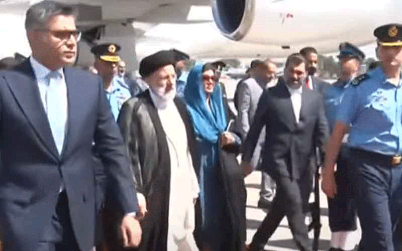 ایران کے صدر ابراہیم رئیسی تین روزہ دورے پر آج پاکستان پہنچ گئے