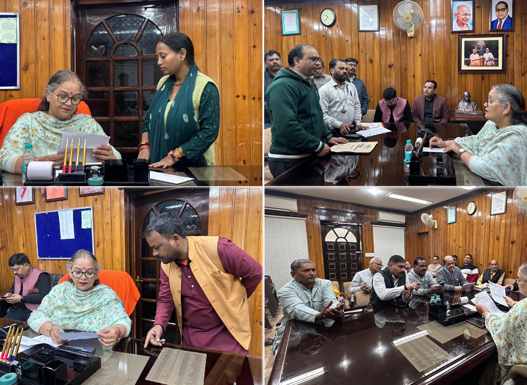  میونسپل کارپوریشن میں جنتا دربار کا انعقاد: شہریوں کے مسائل اور مشورے سنے گئے