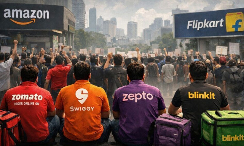 نئے سال سے قبل ’گگ ورکرز‘ کی ملک گیر ہڑتال، ڈیلیوری اور آن لائن خدمات متاثر ہونے کا خدشہ